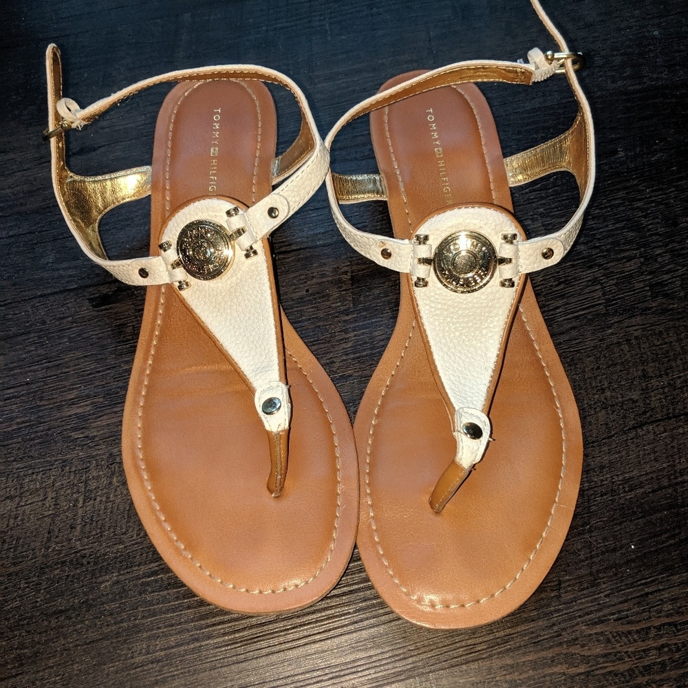 Tommy Hilfiger sandals woman's size 9 EUC